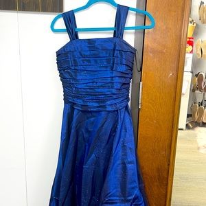 Size 4 Navy Blue Ball Gown style dress